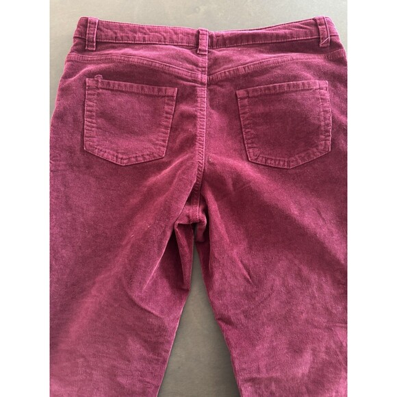 Cat & Jack Girls Skinny Corduroy Low-Rise Jeans Burgundy Sz 14plus XL soft cozy - Picture 11 of 11